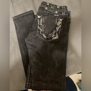 Black Miss Me Skinny Jeans